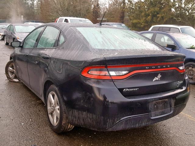 1C3CDFBB7GD661308 - 2016 DODGE DART SXT BLACK photo 3