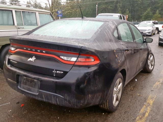 1C3CDFBB7GD661308 - 2016 DODGE DART SXT BLACK photo 4