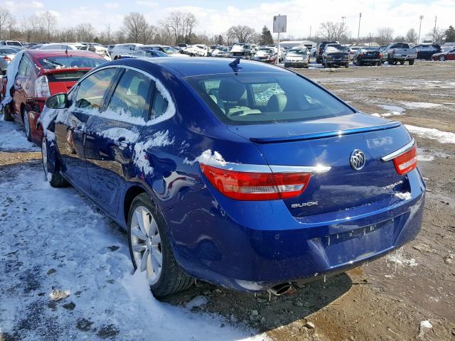 1G4PR5SK2D4141808 - 2013 BUICK VERANO CON BLUE photo 3