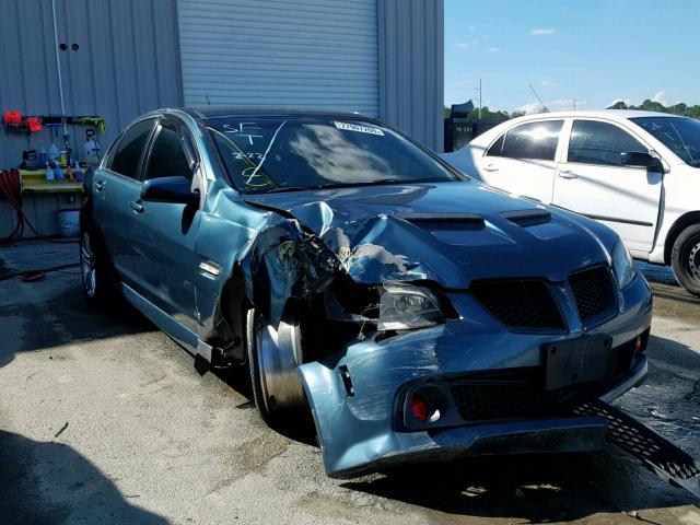 6G2ER57719L213926 - 2009 PONTIAC G8 BLUE photo 1