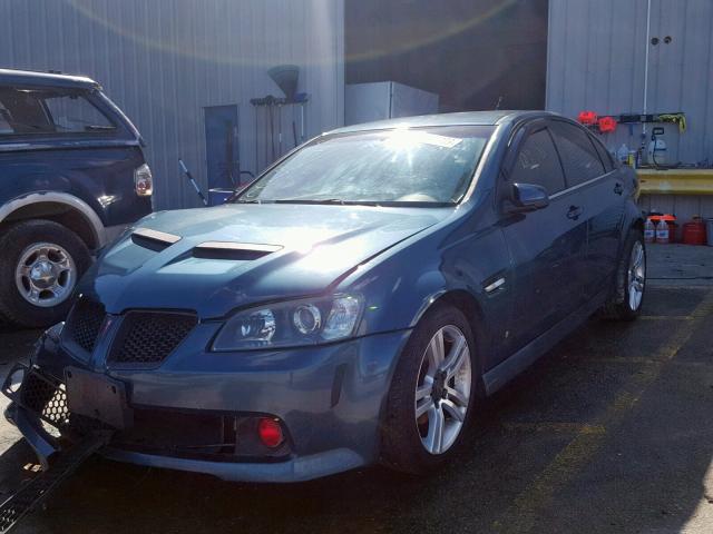 6G2ER57719L213926 - 2009 PONTIAC G8 BLUE photo 2