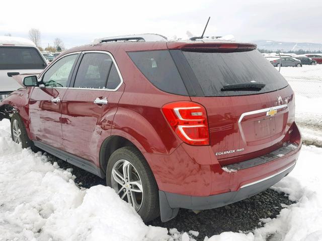 2GNFLGEK6H6172032 - 2017 CHEVROLET EQUINOX PR MAROON photo 3