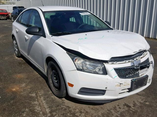 1G1PC5SH0C7388633 - 2012 CHEVROLET CRUZE LS WHITE photo 1