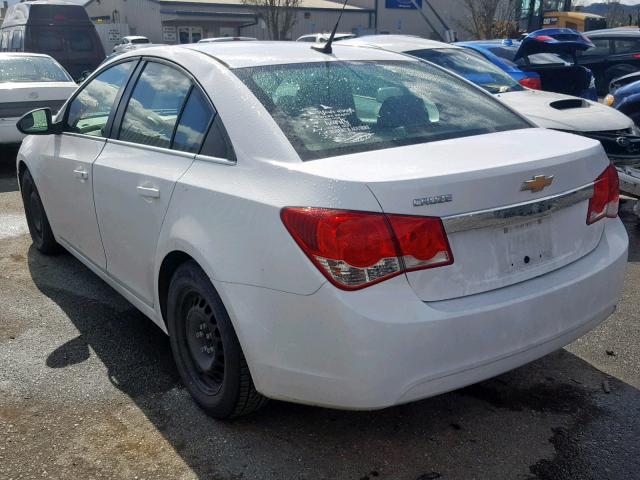 1G1PC5SH0C7388633 - 2012 CHEVROLET CRUZE LS WHITE photo 3