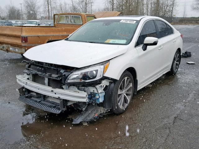 4S3BNEN65H3017312 - 2017 SUBARU LEGACY 3.6 WHITE photo 2