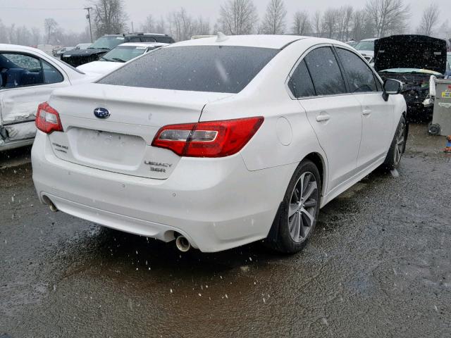 4S3BNEN65H3017312 - 2017 SUBARU LEGACY 3.6 WHITE photo 4