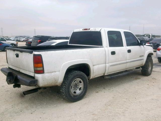 1GTGC23U94F267849 - 2004 GMC SIERRA C25 WHITE photo 4