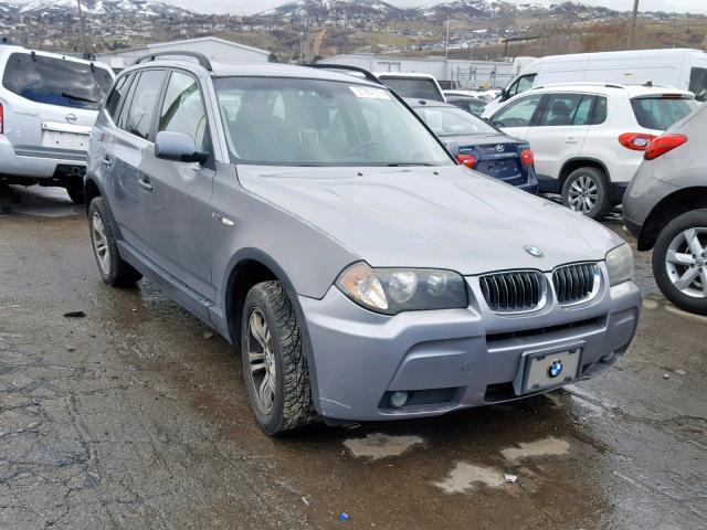 WBXPA93426WG86729 - 2006 BMW X3 3.0I GRAY photo 1