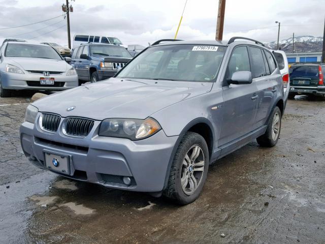 WBXPA93426WG86729 - 2006 BMW X3 3.0I GRAY photo 2