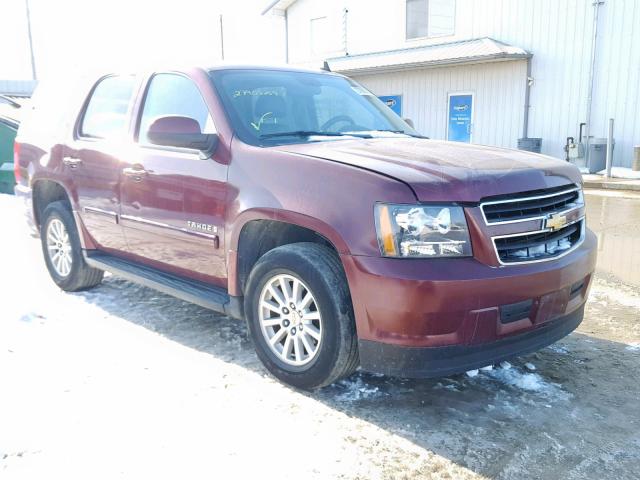 1GNFK135X9R140302 - 2009 CHEVROLET TAHOE HYBR RED photo 1