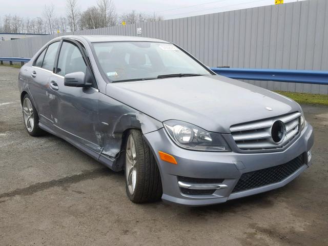 WDDGF4HB5CR221089 - 2012 MERCEDES-BENZ C 250 GRAY photo 1