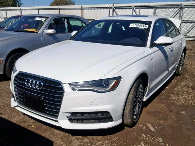 WAUF8AFC1JN086768 - 2018 AUDI A6 PREMIUM WHITE photo 2