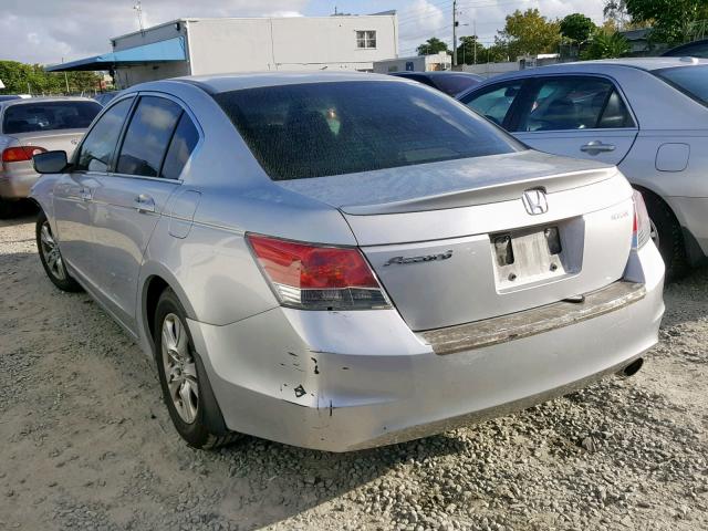 JHMCP26468C065801 - 2008 HONDA ACCORD LXP SILVER photo 3