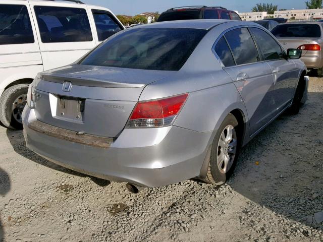 JHMCP26468C065801 - 2008 HONDA ACCORD LXP SILVER photo 4