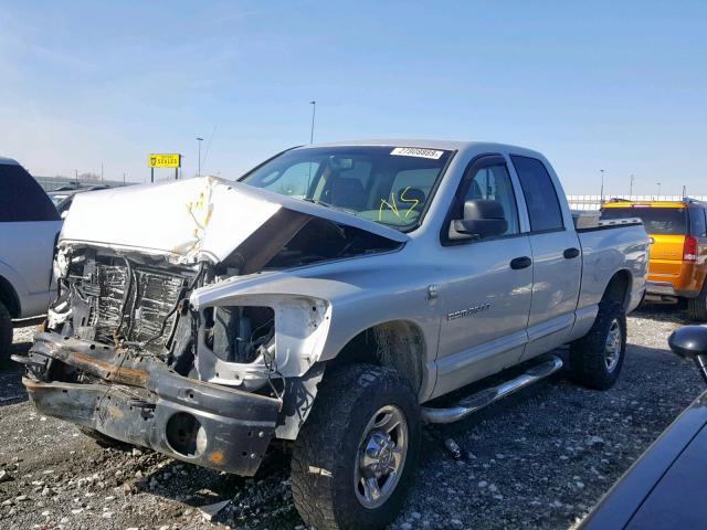 1D7KS28C26J130853 - 2006 DODGE RAM 2500 S SILVER photo 2