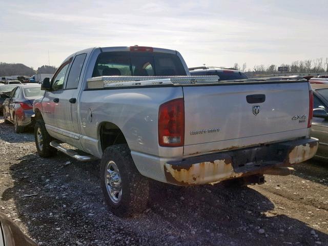 1D7KS28C26J130853 - 2006 DODGE RAM 2500 S SILVER photo 3