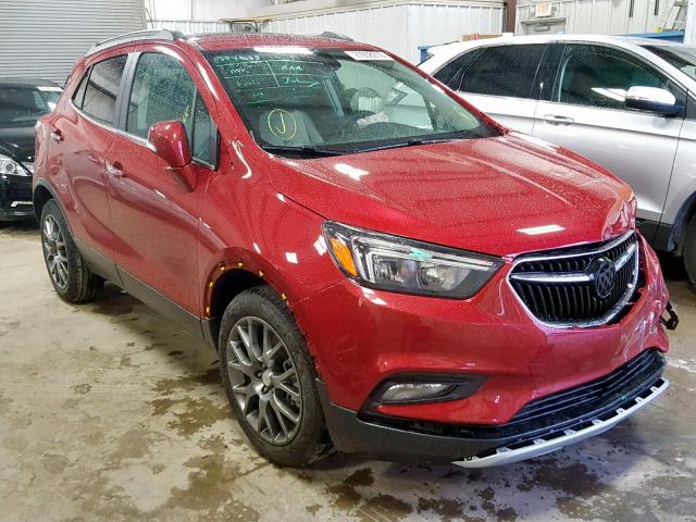 KL4CJ1SM4KB709791 - 2019 BUICK ENCORE SPO RED photo 1