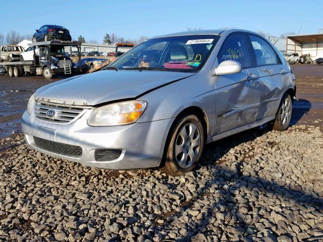 KNAFE122675381329 - 2007 KIA SPECTRA EX SILVER photo 2