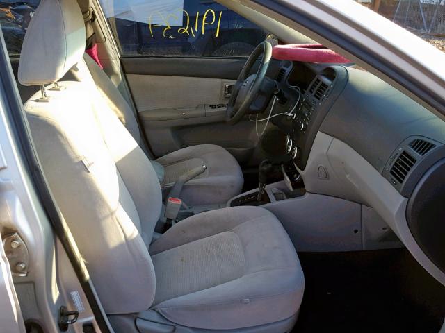 KNAFE122675381329 - 2007 KIA SPECTRA EX SILVER photo 5