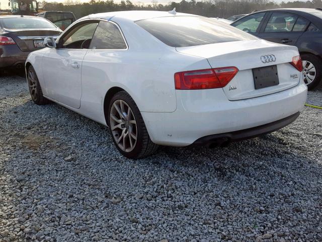 WAUCFAFR3AA066333 - 2010 AUDI A5 PREMIUM WHITE photo 3