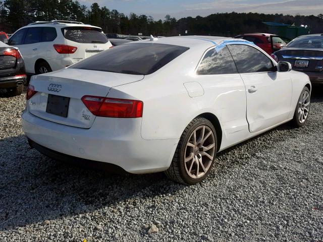 WAUCFAFR3AA066333 - 2010 AUDI A5 PREMIUM WHITE photo 4