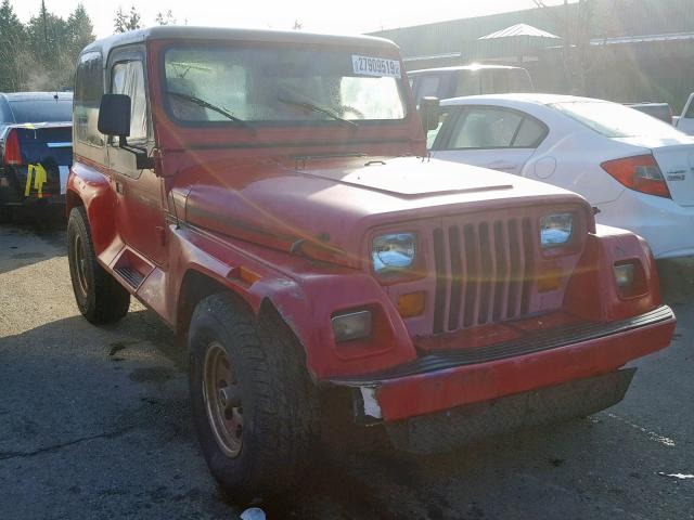 2J4FY69S1MJ115110 - 1991 JEEP WRANGLER / ORANGE photo 1