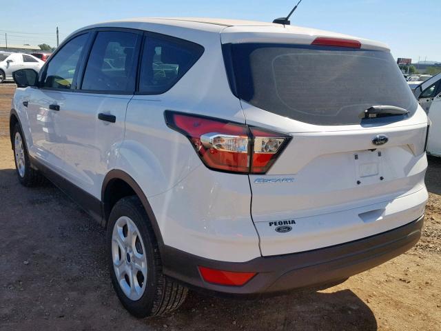 1FMCU0F79JUC78679 - 2018 FORD ESCAPE S WHITE photo 3