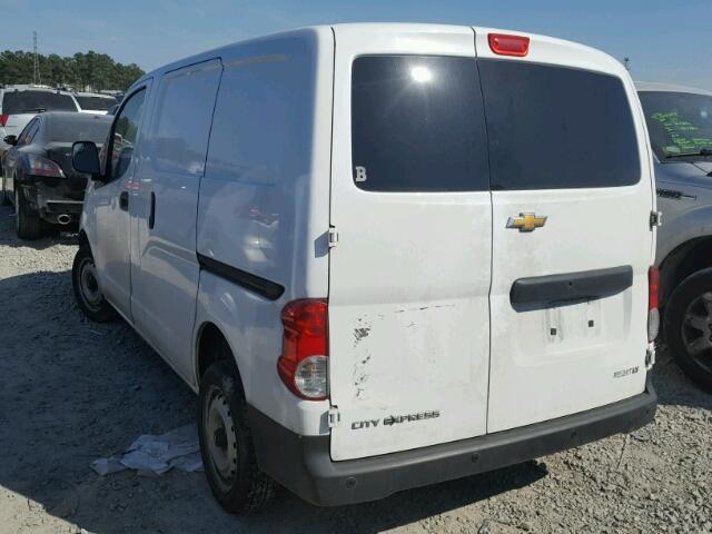 3N63M0ZN2FK725341 - 2015 CHEVROLET CITY EXPRE WHITE photo 3