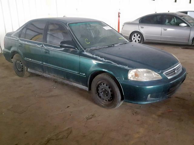 2HGEJ6617XH588122 - 1999 HONDA CIVIC BASE Yaşıl foto 1
