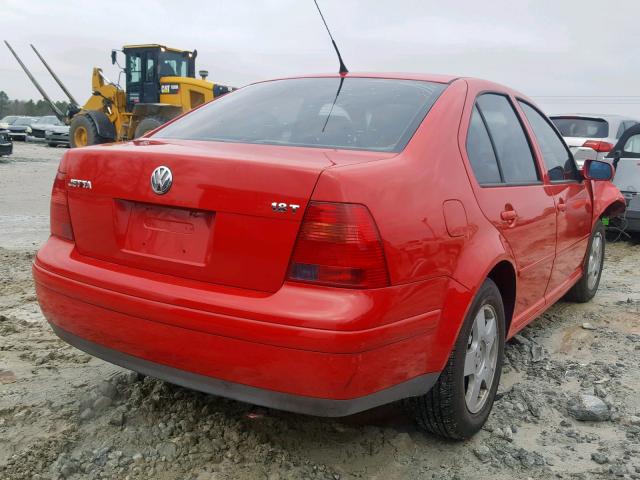 3VWSD29M1YM189441 - 2000 VOLKSWAGEN JETTA GLS RED photo 4