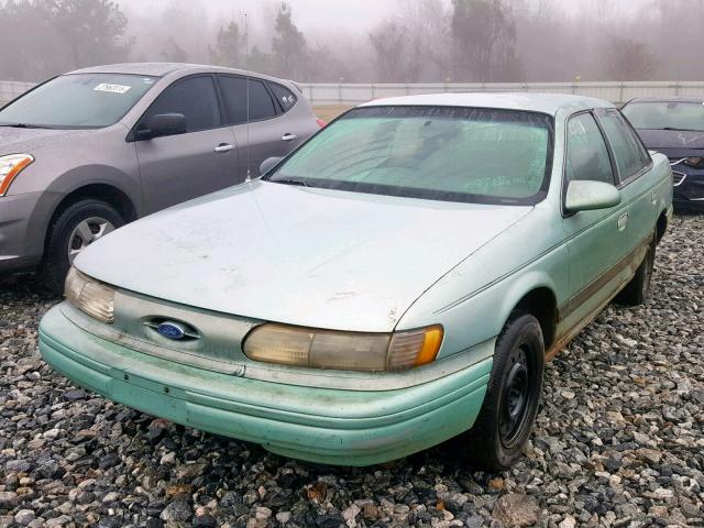 1FALP52U1SA281993 - 1995 FORD TAURUS GL GREEN photo 2