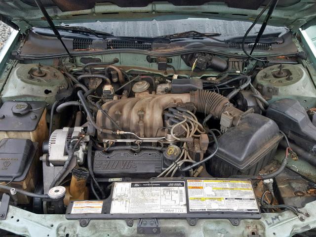 1FALP52U1SA281993 - 1995 FORD TAURUS GL GREEN photo 7