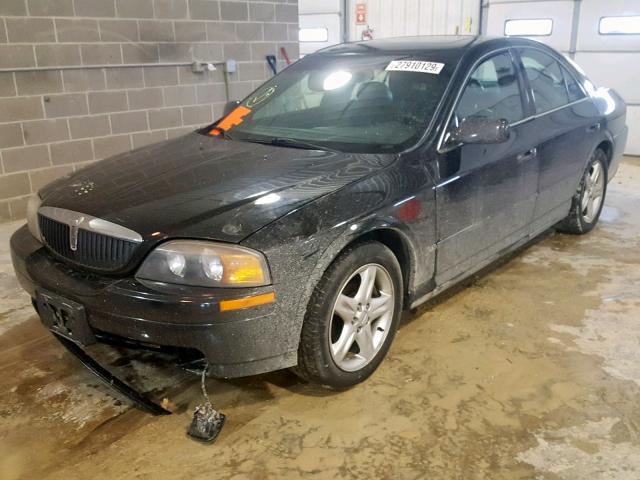 1LNHM87A8YY878806 - 2000 LINCOLN LS BLACK photo 2