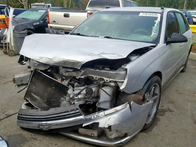 1G1ZT62865F245712 - 2005 CHEVROLET MALIBU MAX SILVER photo 2