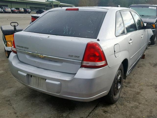 1G1ZT62865F245712 - 2005 CHEVROLET MALIBU MAX SILVER photo 4