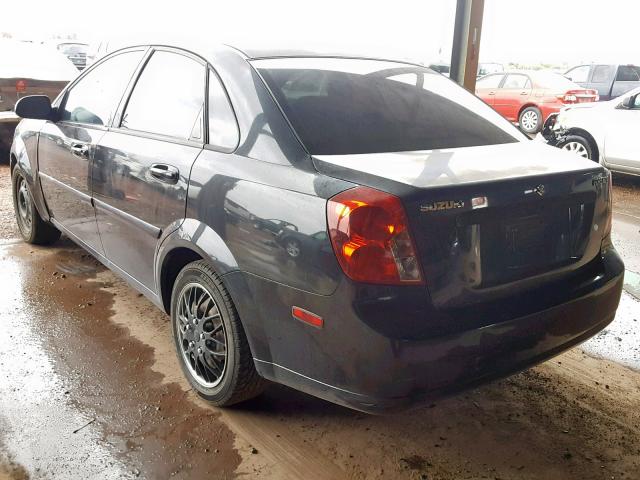 KL5JD56Z96K477797 - 2006 SUZUKI FORENZA CHARCOAL photo 3