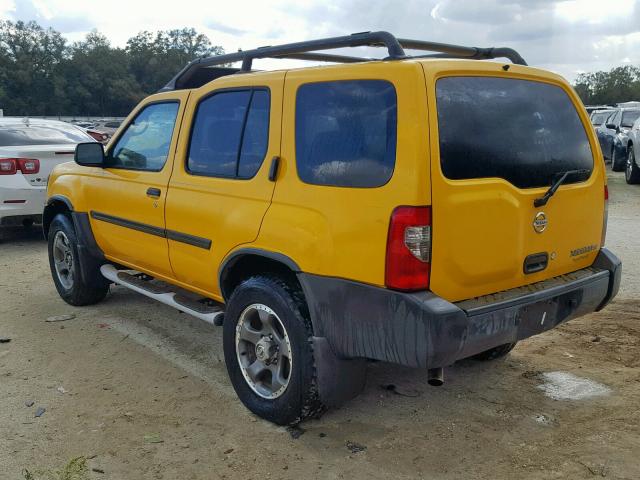 5N1MD28T03C661395 - 2003 NISSAN XTERRA SE YELLOW photo 3