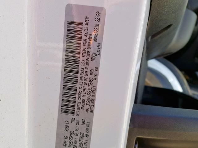 3C6URVJG5JE152453 - 2018 RAM PROMASTER 白色 照片 10