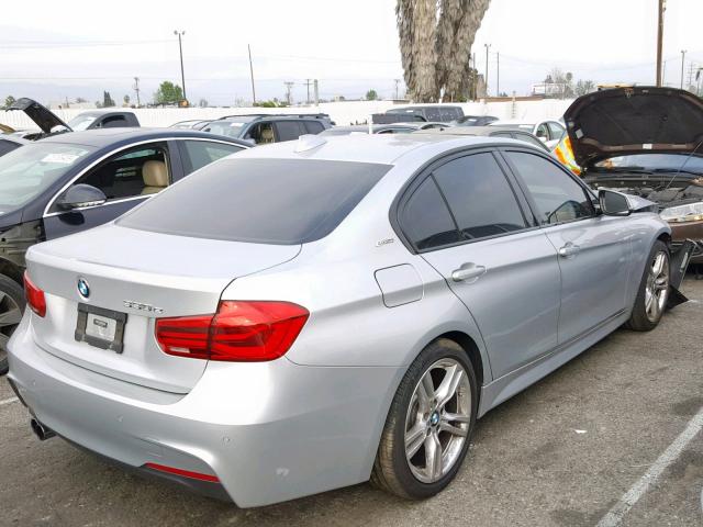 WBA8E1C38HA156340 - 2017 BMW 330E SILVER photo 4