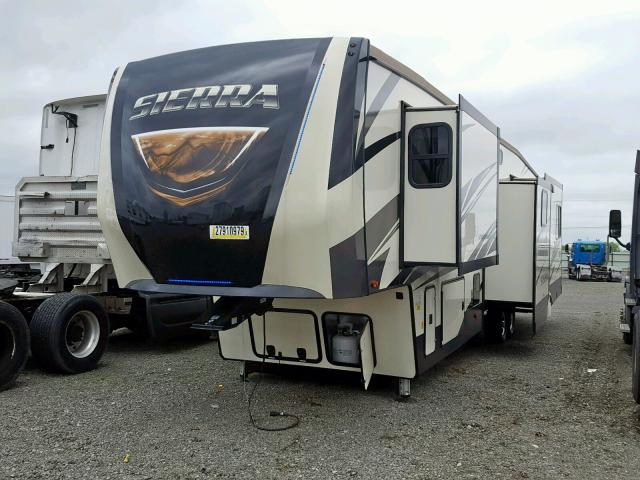 4X4FSEN23KJ046666 - 2018 WILDWOOD 5TH WHEEL TAN photo 2