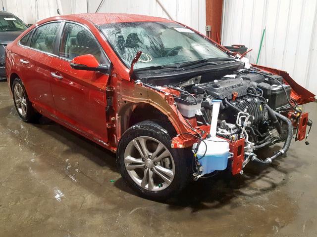 5NPE34AF2JH660584 - 2018 HYUNDAI SONATA SPO RED photo 1