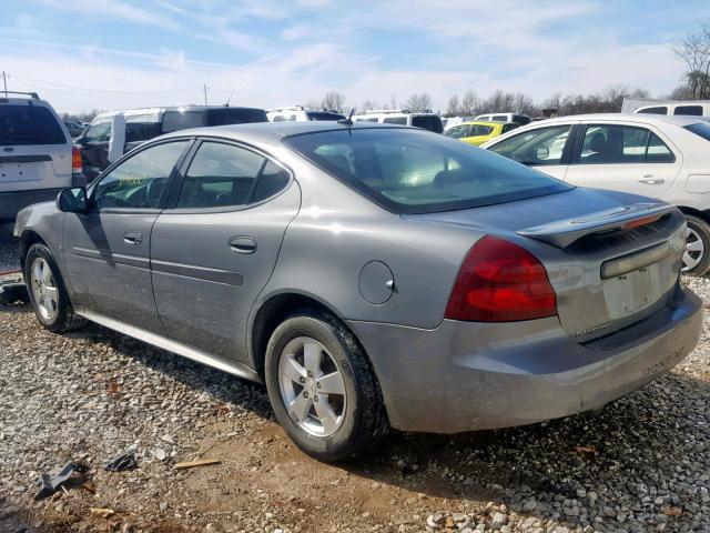 2G2WP582871182638 - 2007 PONTIAC GRAND PRIX GRAY photo 3