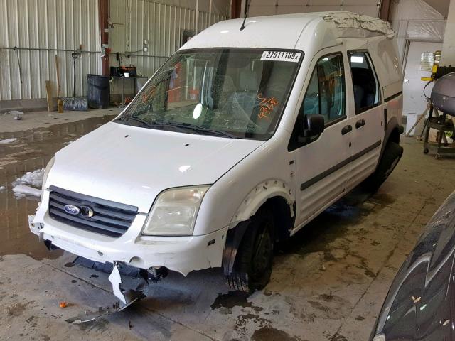 NM0KS9BN8AT036368 - 2010 FORD TRANSIT CO WHITE photo 2