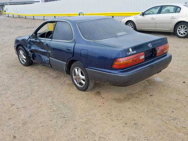 JT8GK13T0R0030065 - 1994 LEXUS ES 300 BLUE photo 3