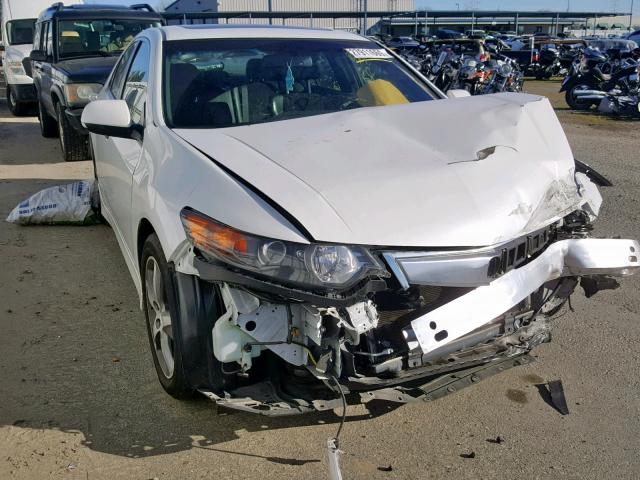 JH4CU2F89CC027502 - 2012 ACURA TSX SE WHITE photo 1