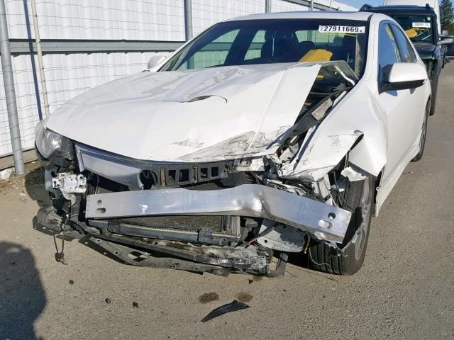 JH4CU2F89CC027502 - 2012 ACURA TSX SE WHITE photo 2