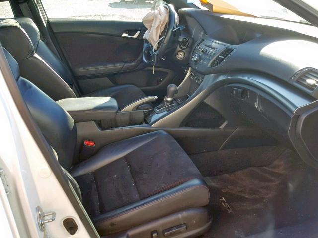 JH4CU2F89CC027502 - 2012 ACURA TSX SE WHITE photo 5