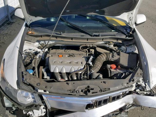 JH4CU2F89CC027502 - 2012 ACURA TSX SE WHITE photo 7