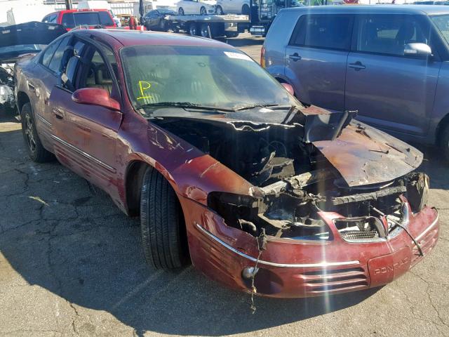 1G2HX54K7Y4198561 - 2000 PONTIAC BONNEVILLE RED photo 1