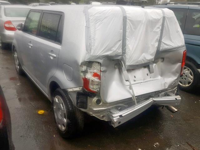 JTLZE4FE0CJ029262 - 2012 TOYOTA SCION XB SILVER photo 3